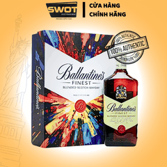 Hộp Quà Rượu Ballantines Finest 700ml (ANH QUỐC) chính là sự kết hợp hoàn hảo giữa hương vị blended whisky trứ danh và thiết kế hộp quà hiện đại, tinh tế - SWOT