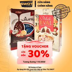 Hộp Socola Evliya 2kg của Thổ Nhĩ Kỳ - nhiều vị thơm rõ vị socola bên ngoài, nhân kem thơm sữa bên trong tạo hương vị khác biệt - SWOT