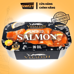 Đồ Hộp VITAFISH Nga 170g, Cá trích, Cá Hồi, Pate Cá của Nga cao cấp, thơm ngon đậm vị, giàu dinh dưỡng, nhanh chóng, tiện lợi - SWOT