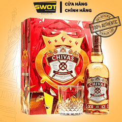 Rượu Chivas 12 Years (Chivas XII) 750ml của Scotland (Anh Quốc) nhập khẩu trực tiếp, mang đến trãi thưởng thức tinh tế, êm mượt và cân bằng, phù hợp với người mới bắt đầu lẫn người sành rượu. Có thể làm quà tặng cho bạn bè người thân hoặc gia đình - SWOT