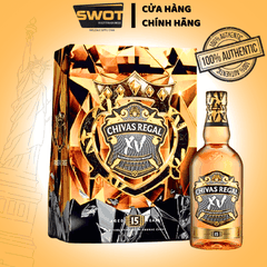 Chivas Regal 15 năm (Chivas XV) – Rượu Blended Scotch Whisky 700ml của Scotland (Anh Quốc), là một biểu tượng của phong cách pha trộn tinh tế và hương vị phức hợp, dành cho những ai yêu thích Whisky cân bằng, mượt mà và đầy chiều sâu - SWOT