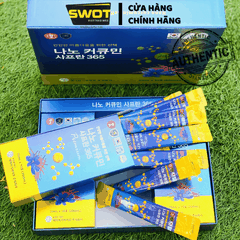 Tinh Chất Nghệ Nano Saffron 365 của Hàn Quốc, nhập khẩu chính hãng, giúp tăng cường tiêu hóa, thanh lọc cơ thể, làm đẹp da, giảm stress, hỗ trợ giấc ngủ và nâng cao sức khỏe toàn diện - SWOT