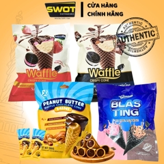 Bánh kem Ốc quế Adorable Till Ever 300g nhân kem đủ vị 300g, Sự kết hợp giữa lớp vỏ ốc quế thơm giòn tan và nhân kem mềm mịn, đậm vị, ngọt thanh vừa phải - SWOT