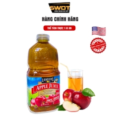 Nước ép trái cây LANGERS 1.89L Mỹ vị Táo, Nước ép từ táo tươi ngon không chất bảo quản, nhiều dinh dưỡng chống oxi hóa