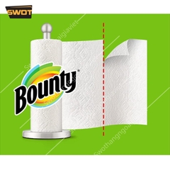Khăn giấy cuộn Bounty Advanced Mỹ 430cm 107 tờ, Cuộn khăn giấy Mỹ, lau bếp lau tay, thấm dầu đa năng