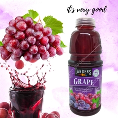 Nước ép trái cây LANGERS Mỹ 946ml nhiều vị, Nước ép từ trái cây tươi, nhiều dinh dưỡng chống oxi hóa