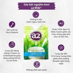 Sữa tăng cân nguyên kem A2 Úc 1Kg, Sữa bột A2 Full Cream Milk Úc cao cấp thơm ngon giàu dinh dưỡng tốt cho sức khỏe-SWOT