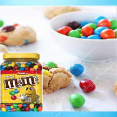 Socola nhân Đậu Phộng & Sữa M&M Mỹ 1757g, Chocolate Mỹ cao cấp, thơm ngon thượng hạng không quá ngọt - SWOT