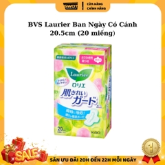 Băng vệ sinh Laurier Nhật Bản, Băng vệ sinh thấm hút siêu nhanh, khử mùi kháng khuẩn, mặt bông êm ái