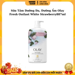 Sữa tắm OLAY Mỹ 650ml & 887ml, Sữa tắm dưỡng da dưỡng ẩm giúp da trắng sáng mịn màng, thơm tự nhiên