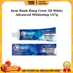 Kem đánh răng Crest Mỹ, Kem đánh răng bảo vệ răng chắc khỏe, trắng sáng, hương bạc hà thanh mát