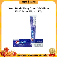 Kem đánh răng Crest Mỹ, Kem đánh răng bảo vệ răng chắc khỏe, trắng sáng, hương bạc hà thanh mát
