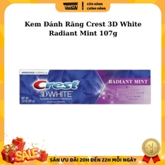 Kem đánh răng Crest Mỹ, Kem đánh răng bảo vệ răng chắc khỏe, trắng sáng, hương bạc hà thanh mát
