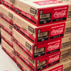 Thùng 30 lon Nước ngọt Coca Cola Nhật 160ml, Nước giải khát ga CocaCola thơm ngon bổ sung năng lượng