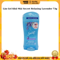 Lăn khử mùi Secret Mỹ nhiều hương, Lăn khử mùi dạng gel Mỹ cao cấp, khô thoáng, ngăn tiết mồ hôi, lưu hương bền lâu