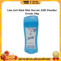 Lăn khử mùi Secret Mỹ nhiều hương, Lăn khử mùi dạng gel Mỹ cao cấp, khô thoáng, ngăn tiết mồ hôi, lưu hương bền lâu