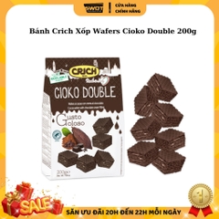 Bánh xốp Crich Italy nhiều vị túi 250g, Bánh Crich xốp Ý nhân kem, giòn rụm, thơm ngon đặc biệt