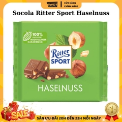 Socola Ritter Sport Đức nhiều vị 100g, Socola Đức cao cấp, thơm ngon hảo hạng, đậm vị cacao thơm béo