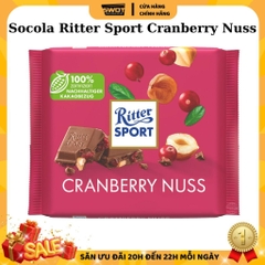 Socola Ritter Sport Đức nhiều vị 100g, Socola Đức cao cấp, thơm ngon hảo hạng, đậm vị cacao thơm béo