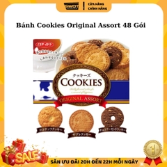 Bánh quy Cookies Original Assort Nhật 48 cái, Bánh cookie Nhật, bánh giòn béo, thơm ngon thượng hạng
