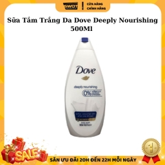 Sữa tắm Dove Mỹ 500ml, Sữa tắm Dove bản Mỹ, làm sạch dịu nhẹ, cung cấp độ ẩm giúp da trắng mềm mịn