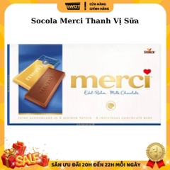 Socola Thanh MERCI Đức nhiều vị 100g, Chocolate Đức thượng hạng thơm ngon đặc biệt ăn vặt cực cuốn, chính hãng MERCI Đức
