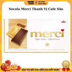 Socola Thanh MERCI Đức nhiều vị 100g, Chocolate Đức thượng hạng thơm ngon đặc biệt ăn vặt cực cuốn, chính hãng MERCI Đức