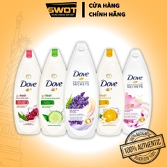 Sữa tắm Dove Mỹ 500ml, Sữa tắm Dove bản Mỹ, làm sạch dịu nhẹ, cung cấp độ ẩm giúp da trắng mềm mịn