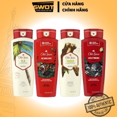 Sữa tắm nam Old Spice Body Wash Mỹ 473ml, Sữa tắm dạng gel sạch mát da tạo bọt nhiều, hương nam tính
