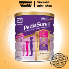Sữa bột Pediasure Mỹ 850g hương vani, Sữa bột dinh dưỡng Mỹ cao cấp, hỗ trợ tăng chiều cao, cân nặng, sức đề kháng