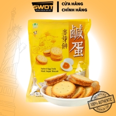 Bánh quy nhân trứng muối Đài Loan 500g, Bánh quy Đài Loan cao cấp, giòn béo mặn ngọt thơm ngon