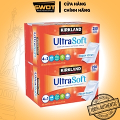 Giấy thơm Kirkland Signature Ultra Soft Mỹ 250 Tờ, Giấy sấy thơm quần áo Mỹ, loại bỏ tĩnh điện, chống nhăn, làm mềm vải