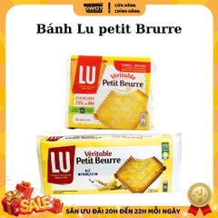 Bánh quy Lu Veritable Petit Beurre Pháp, Bánh cookie Pháp cao cấp thơm ngon hảo hạng, béo ngọt vừa phải, giàu dinh dưỡng