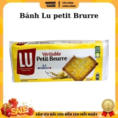 Bánh quy Lu Veritable Petit Beurre Pháp, Bánh cookie Pháp cao cấp thơm ngon hảo hạng, béo ngọt vừa phải, giàu dinh dưỡng