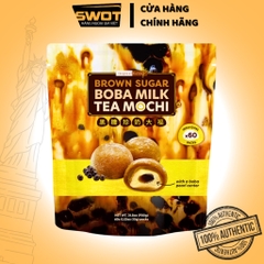 Bánh Mochi trân châu Brown Sugar Boba Milk Tea Thái Lan 900g 60 cái, Bánh Mochi trà sữa trân châu đường nâu, thơm ngon