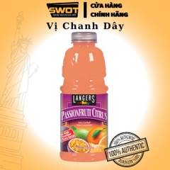 Nước ép trái cây LANGERS Mỹ 946ml nhiều vị, Nước ép từ trái cây tươi, nhiều dinh dưỡng chống oxi hóa