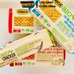 Bánh quy giòn Crich Bio Cracker Ý 250g, Bánh quy giòn sinh học Ý cao cấp, thơm ngon thượng hạng, hỗ trợ ăn kiêng - SWOT