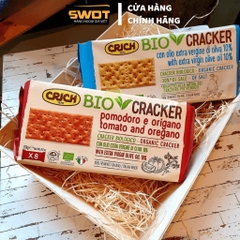 Bánh quy giòn Crich Bio Cracker Ý 250g, Bánh quy giòn sinh học Ý cao cấp, thơm ngon thượng hạng, hỗ trợ ăn kiêng - SWOT