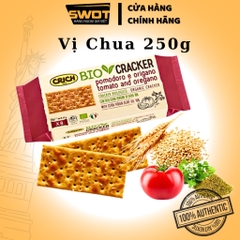 Bánh quy giòn Crich Bio Cracker Ý 250g, Bánh quy giòn sinh học Ý cao cấp, thơm ngon thượng hạng, hỗ trợ ăn kiêng - SWOT