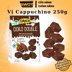 Bánh xốp Crich Italy nhiều vị túi 250g, Bánh Crich xốp Ý nhân kem, giòn rụm, thơm ngon đặc biệt