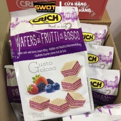 Combo 6 vị Bánh Crich xốp Ý 250g mix 6 vị, Bánh Crich xốp Ý nhân kem, giòn rụm, thơm ngon đặc biệt