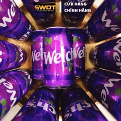 Thùng 12 lon Nước ngọt Welch's Mỹ 355ml vị Nho, Nước giải khát có ga Welch's Mỹ cao cấp, thơm ngon đặc biệt - SWOT