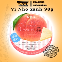 Phô mai QBB Nhật Bản 90gr nhiều vị, Phô mai cho bé vị trái cây tự nhiên, giàu vitamin, dinh dưỡng
