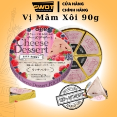 Phô mai QBB Nhật Bản 90gr nhiều vị, Phô mai cho bé vị trái cây tự nhiên, giàu vitamin, dinh dưỡng
