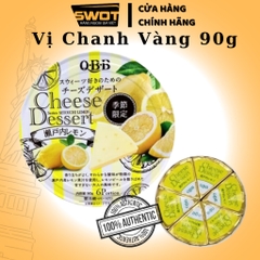 Phô mai QBB Nhật Bản 90gr nhiều vị, Phô mai cho bé vị trái cây tự nhiên, giàu vitamin, dinh dưỡng