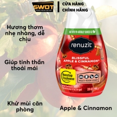 Sáp thơm phòng RENUZIT Mỹ 198g, Sáp thơm mùi hương thoải mái, dễ chịu, tiện dụng để phòng, tủ, ô tô