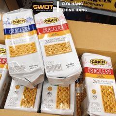 Bánh quy giòn Crich Ý 500g, Bánh quy Crackers Ý cao cấp, giòn rụm, vị mặn vừa vị thơm ngon hảo hạng