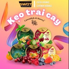 Kẹo ngậm trái cây Cavendish & Harvey Đức 200g nhiều vị, Kẹo ngậm vị trái cây siêu ngon, thơm miệng