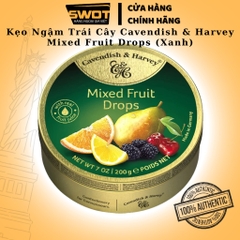 Kẹo ngậm trái cây Cavendish & Harvey Đức 200g nhiều vị, Kẹo ngậm vị trái cây siêu ngon, thơm miệng