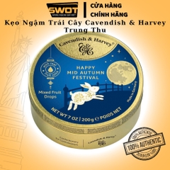 Kẹo ngậm trái cây Cavendish & Harvey Đức 200g nhiều vị, Kẹo ngậm vị trái cây siêu ngon, thơm miệng